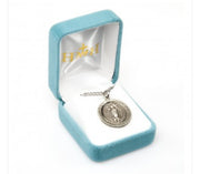 HMH 1" Round Our Lady of Guadalupe Medal on a 24" Necklace