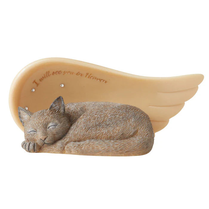 Foundation Memorial Cat Angel Figurine