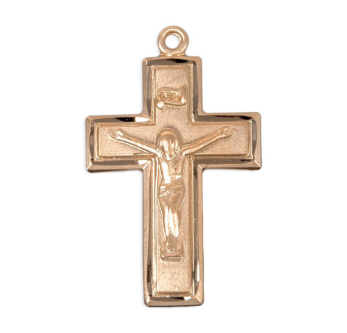 HMH 16kt Gold Over Sterling Small Fancy Cross