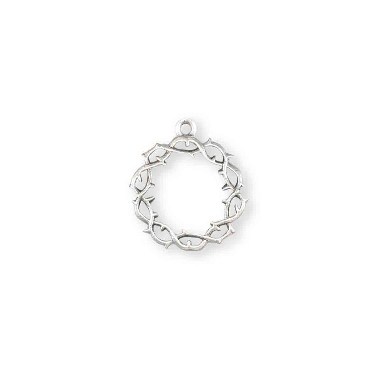 "Crown of Thorns" Sterling Silver Medal