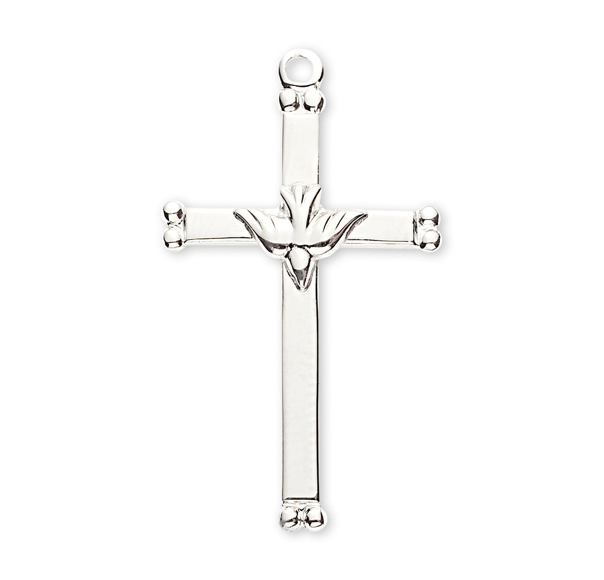HMH Sterling Silver Med. Holy Spirit Cross
