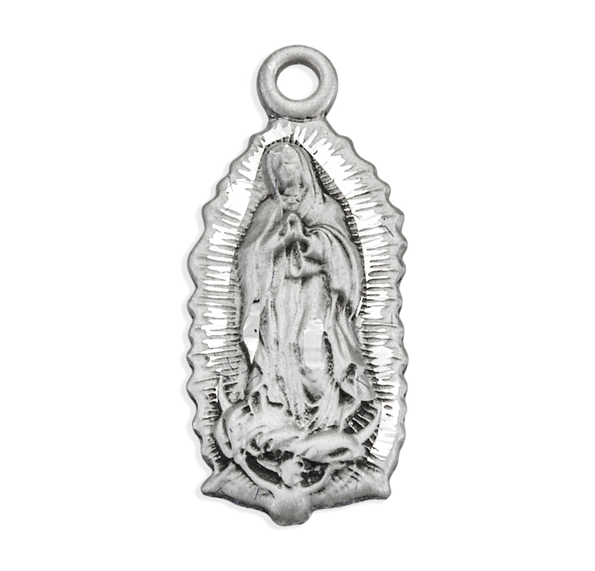 HMH Sterling Silver Cut Out O.L. Guadalupe Medal