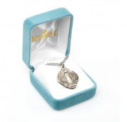 Sterling Silver Lrg Baroque Miraculous *24" Necklace