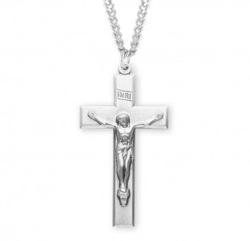 Sterling Silver Lrg Plain Cfx 24" Necklace
