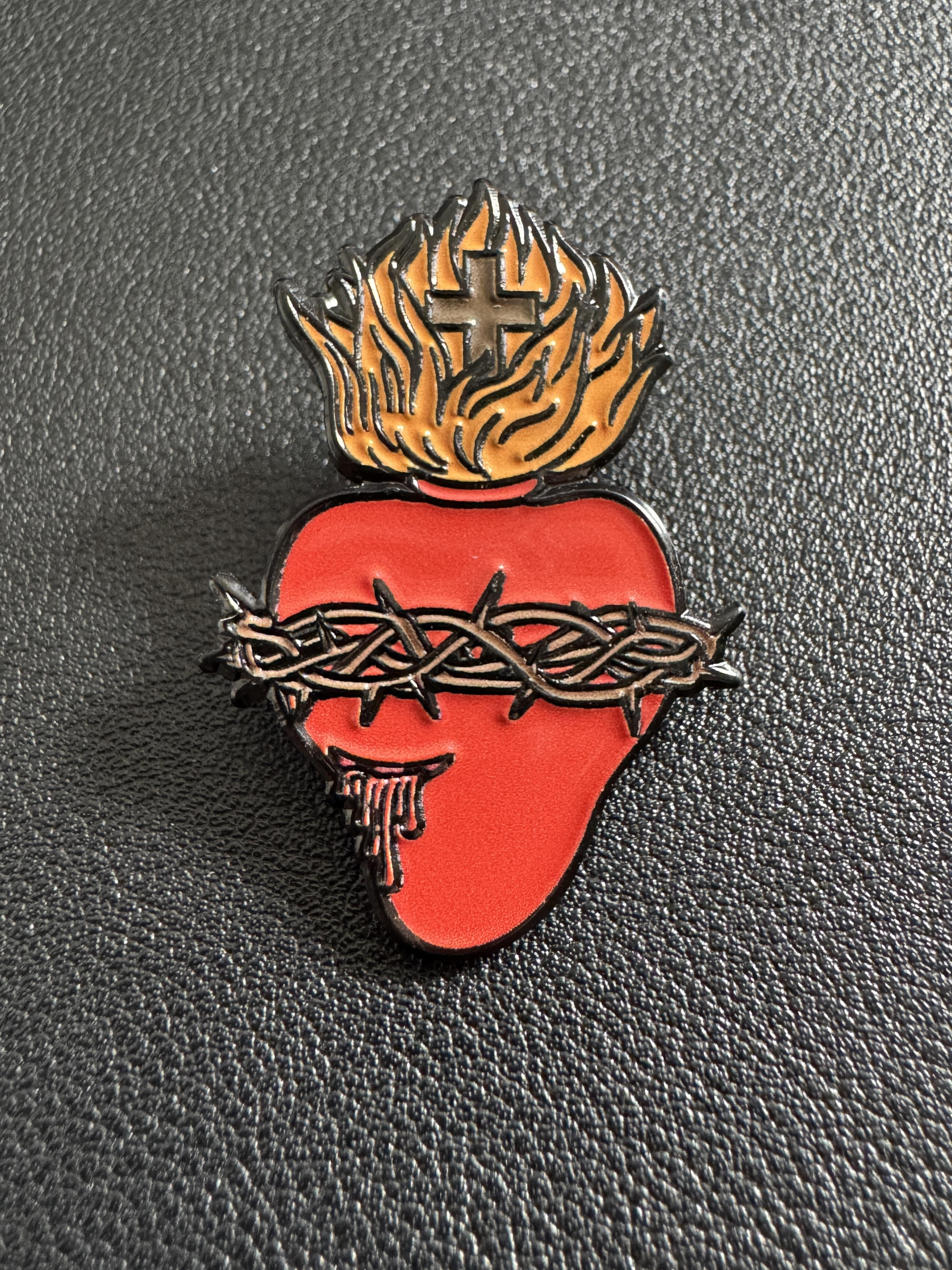 Sacred Heart of Jesus Enamel Pin