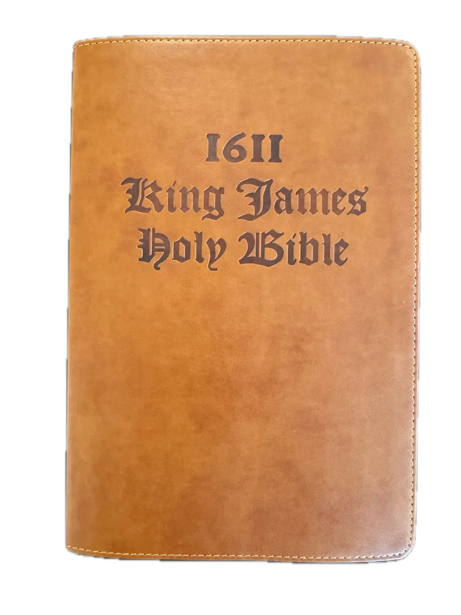 1611 King James Bible - Tan