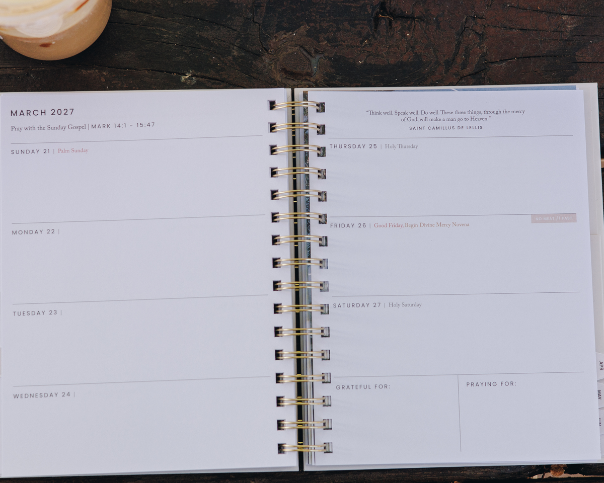 2027 Calendar Year Catholic Liturgical Planner // Big Layout