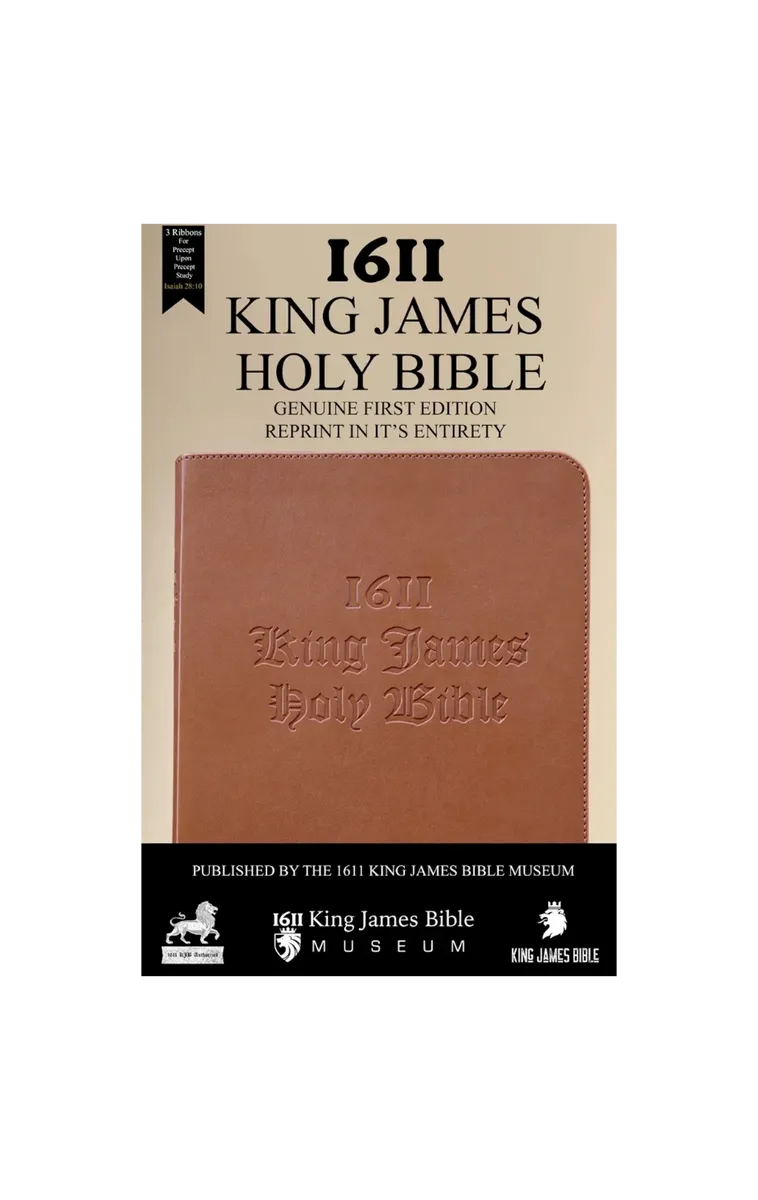 1611 King James Bible - Tan