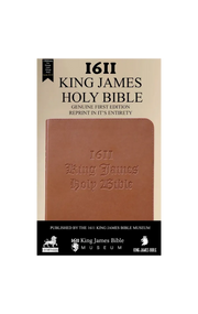 1611 King James Bible - Tan