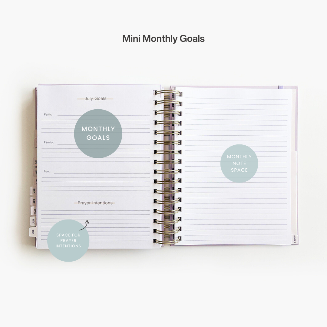 2027 Calendar Year Catholic Liturgical Planner // Mini Layout
