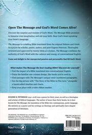 The Message Bible-Soft Leather-Look, Sky Blue