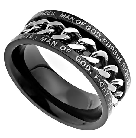 Black Chain Ring