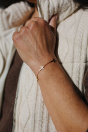 Gold Plated Cross Bracelet | Catholic Jewelry for Women