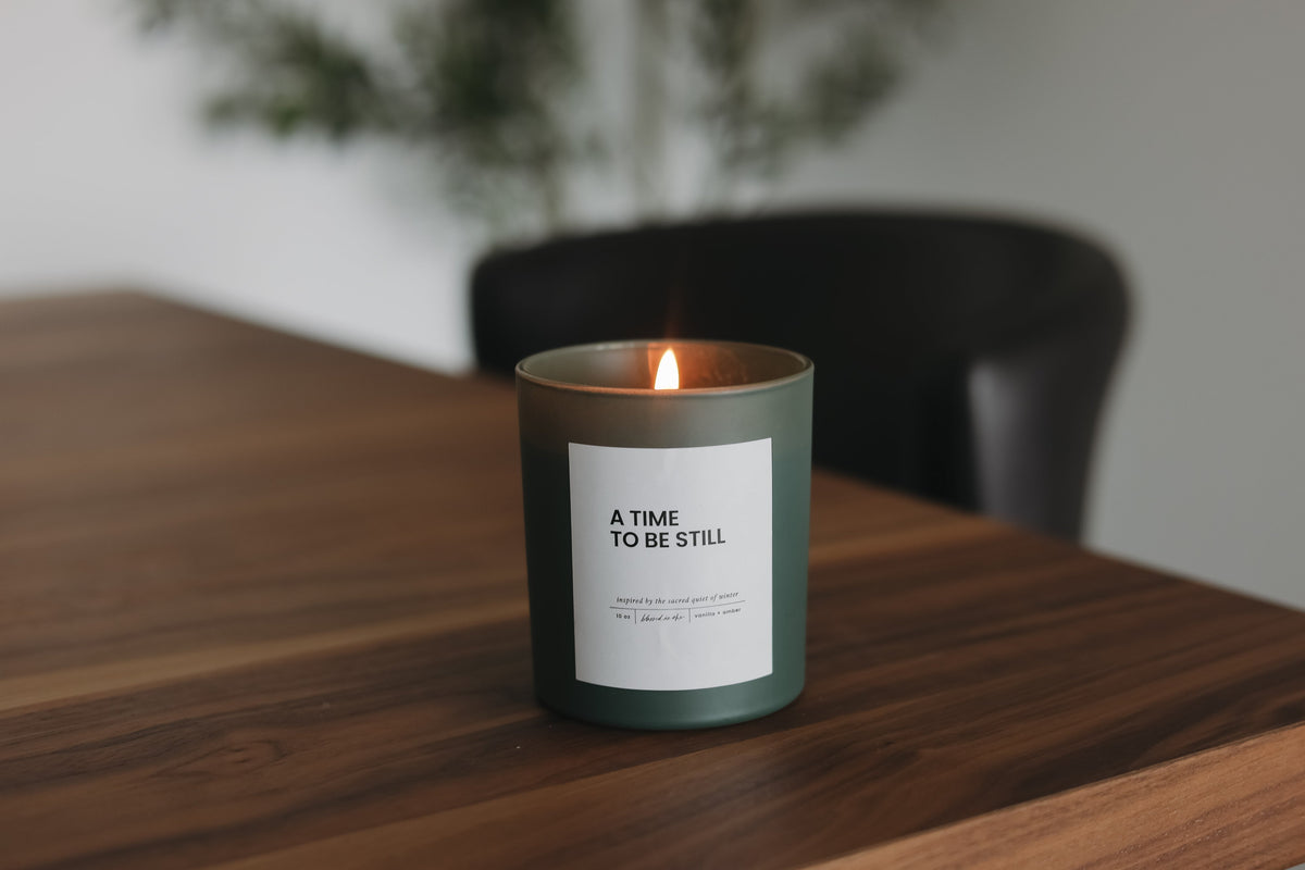 A TIme to Be Still - Seasonal Candle