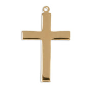 Gold Over Sterling Silver Cross