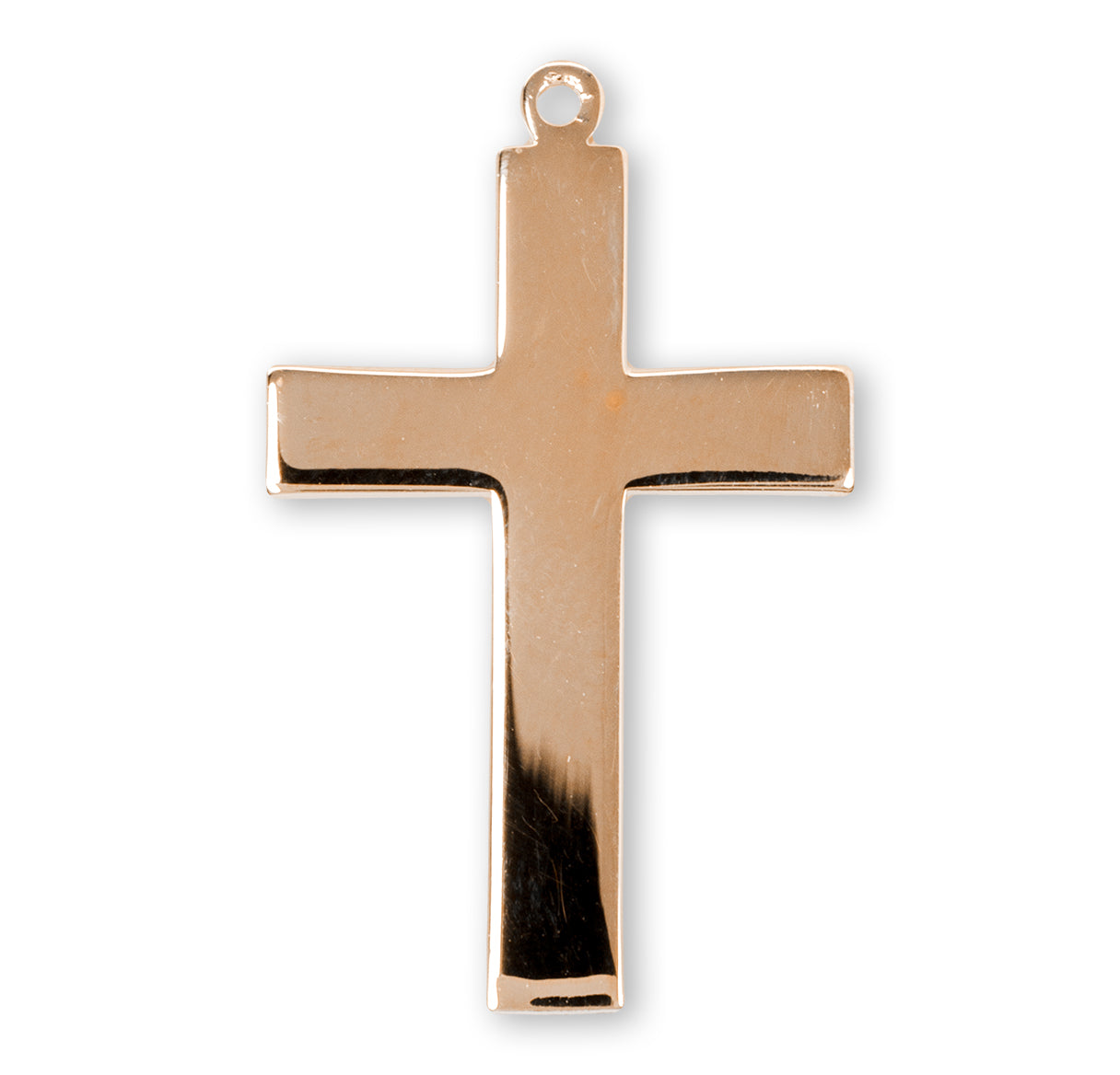 Gold Over Sterling Silver Latin Style Cross