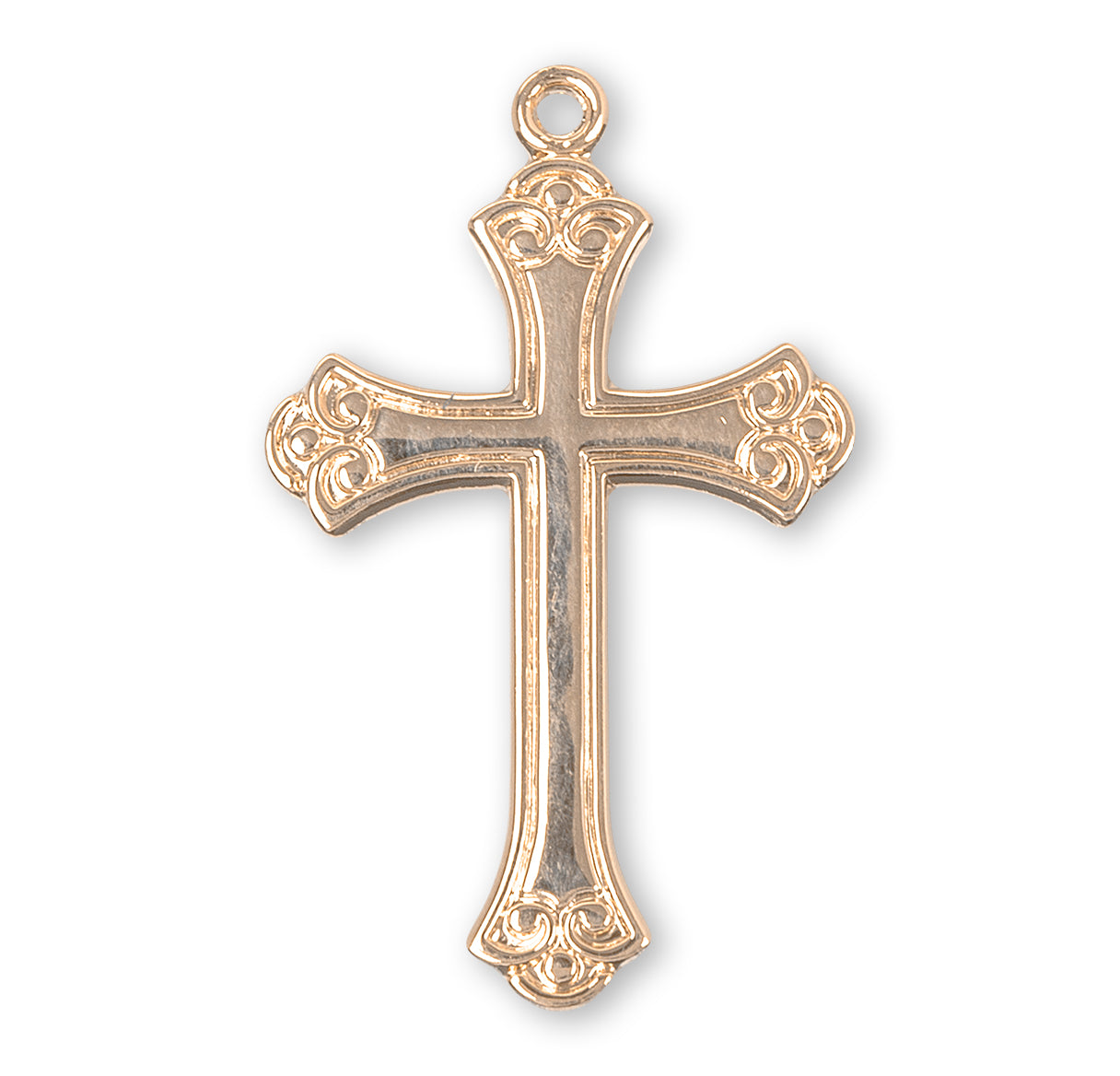 Gold Over Sterling Silver Cross