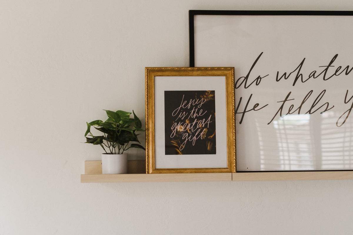 Jesus Is the Greatest Gift Advent Print