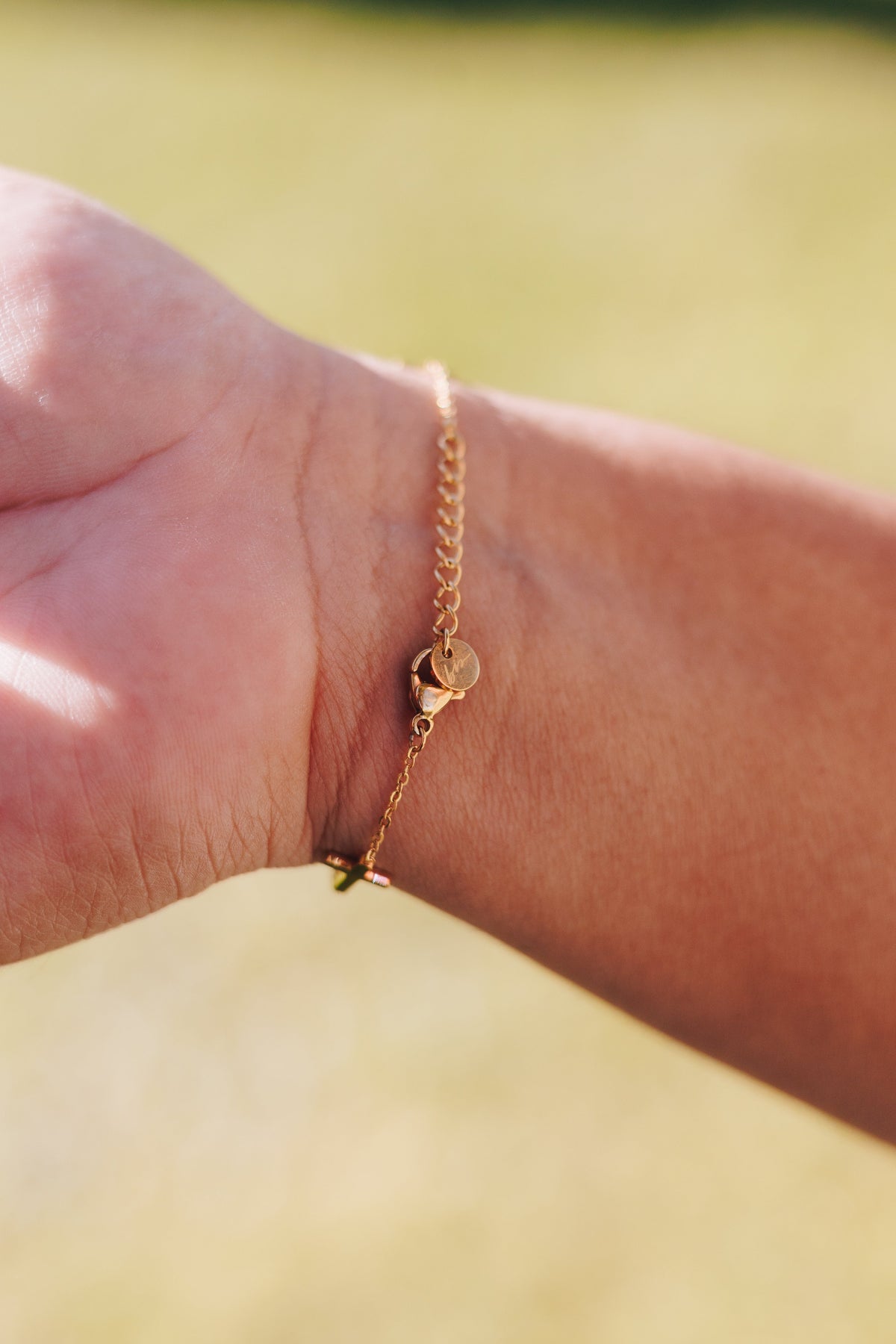 Gold Plated Cross Bracelet | Catholic Jewelry for Women