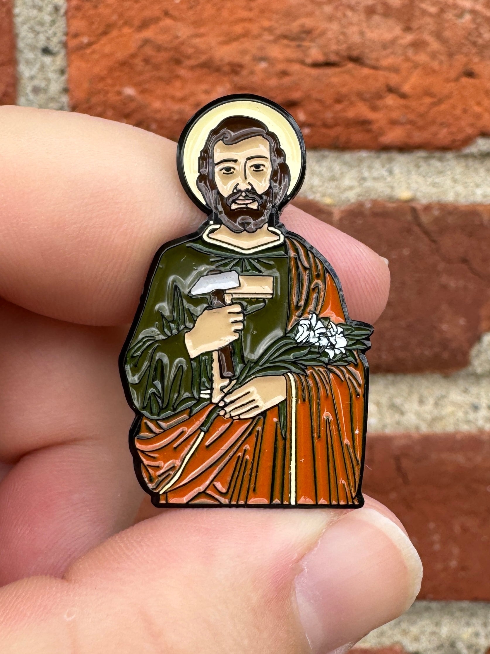 St. Joseph Enamel Pin