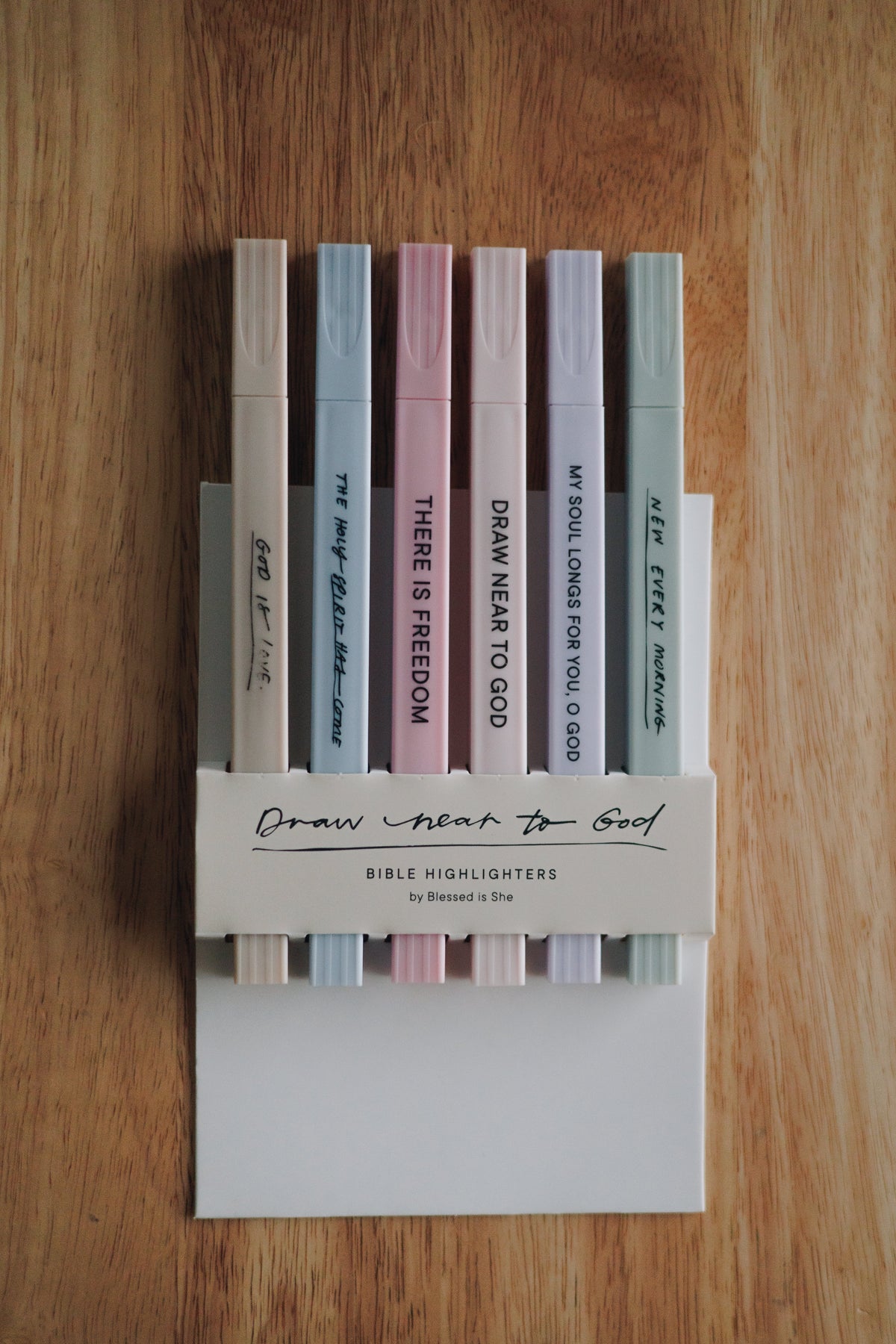 Bible Highlighters for Scripture Study – Draw Near (6 Pack)