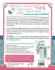 NLT Inspire Bible for Girls: The Bible for Coloring & Creative Journaling--Soft Leather-Look Pink