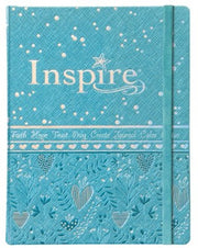NLT Inspire Bible for Girls, Leatherlike Hardcover, Blue