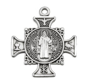 Sterling Silver Maltese Benedictine Medal