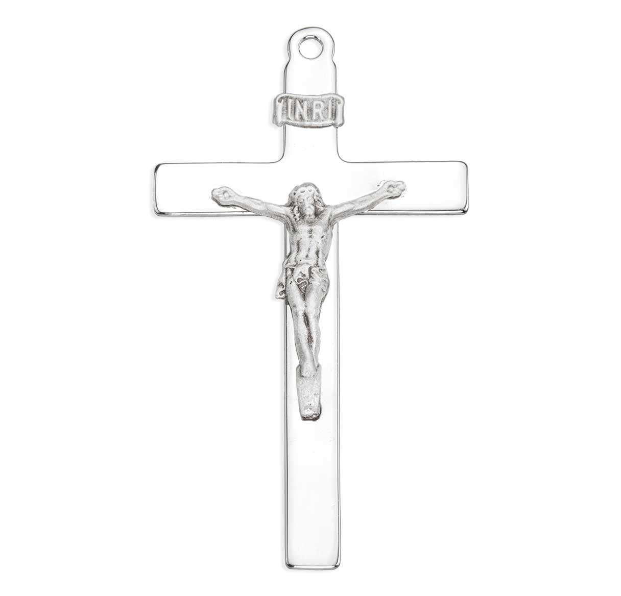 Latin Style Sterling Silver Crucifix