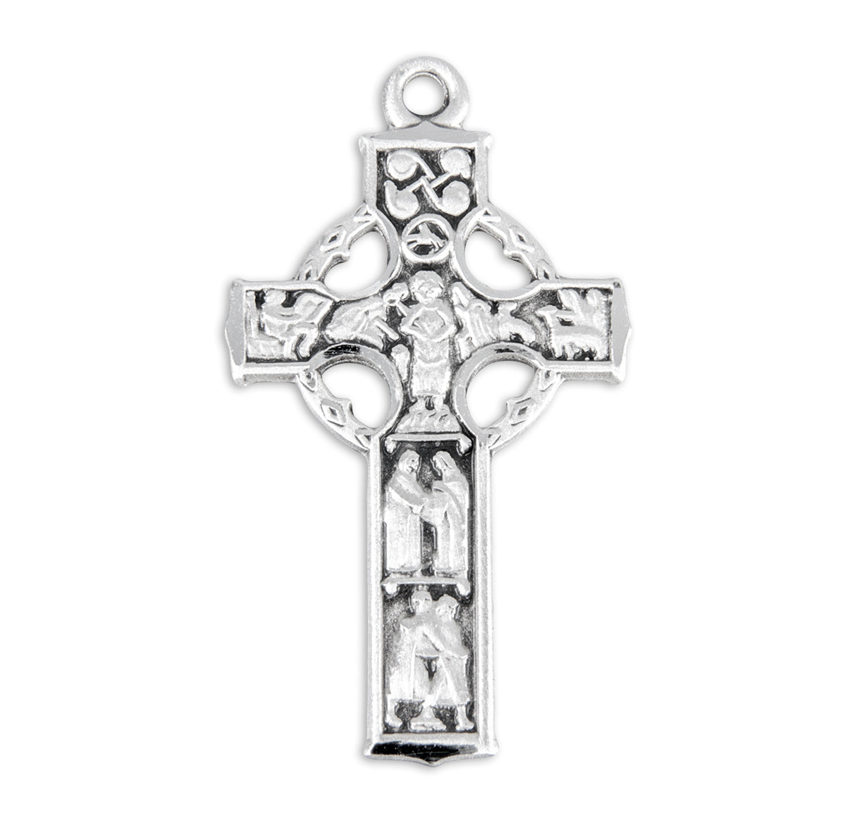 Sterling Silver Irish Celtic Cross Pendant
