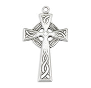 Sterling Silver Irish Celtic cross Pendant