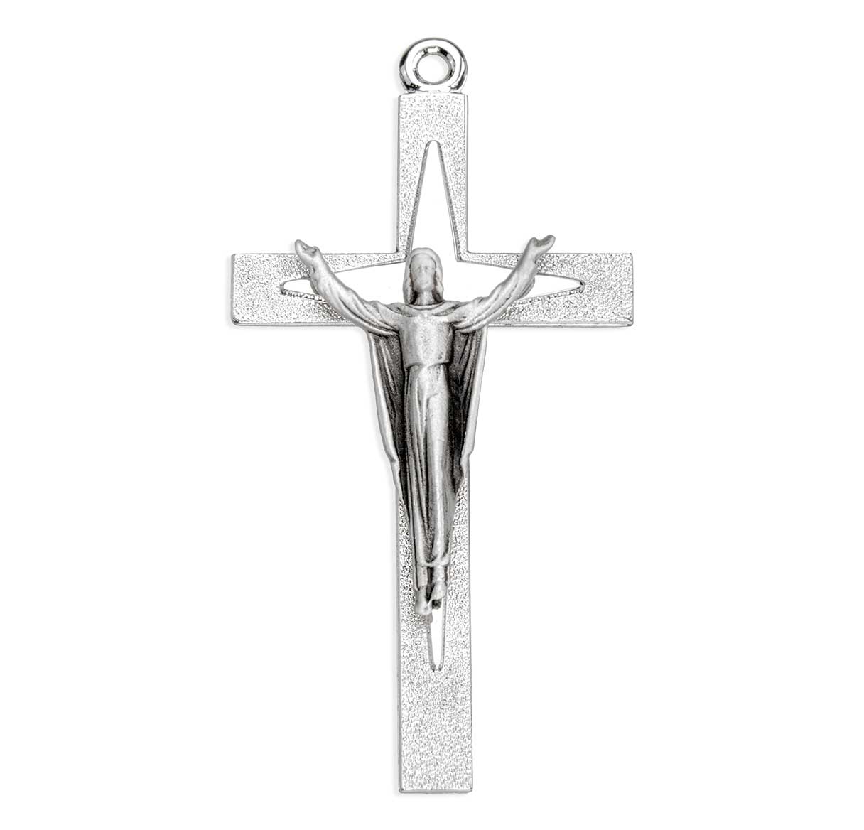 Risen Christ Sterling Silver Crucifix
