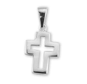 Sterling Silver Cut Out Cross