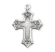 Sterling Silver Gothic Style Cross