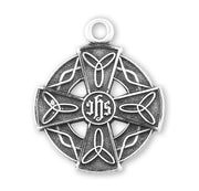 Sterling Silver Irish Celtic cross Pendant