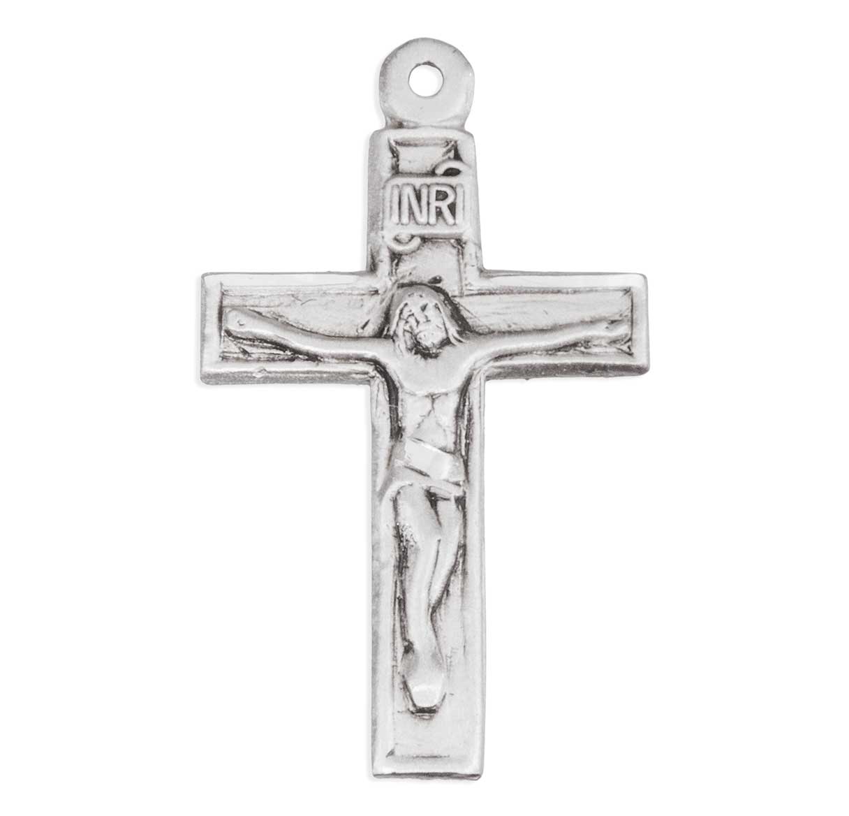 Basic Narrow Sterling Silver Crucifix