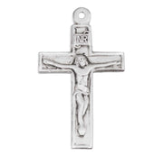 Basic Narrow Sterling Silver Crucifix