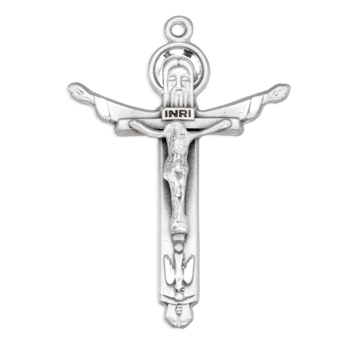 Sterling Silver Holy Trinity Crucifix