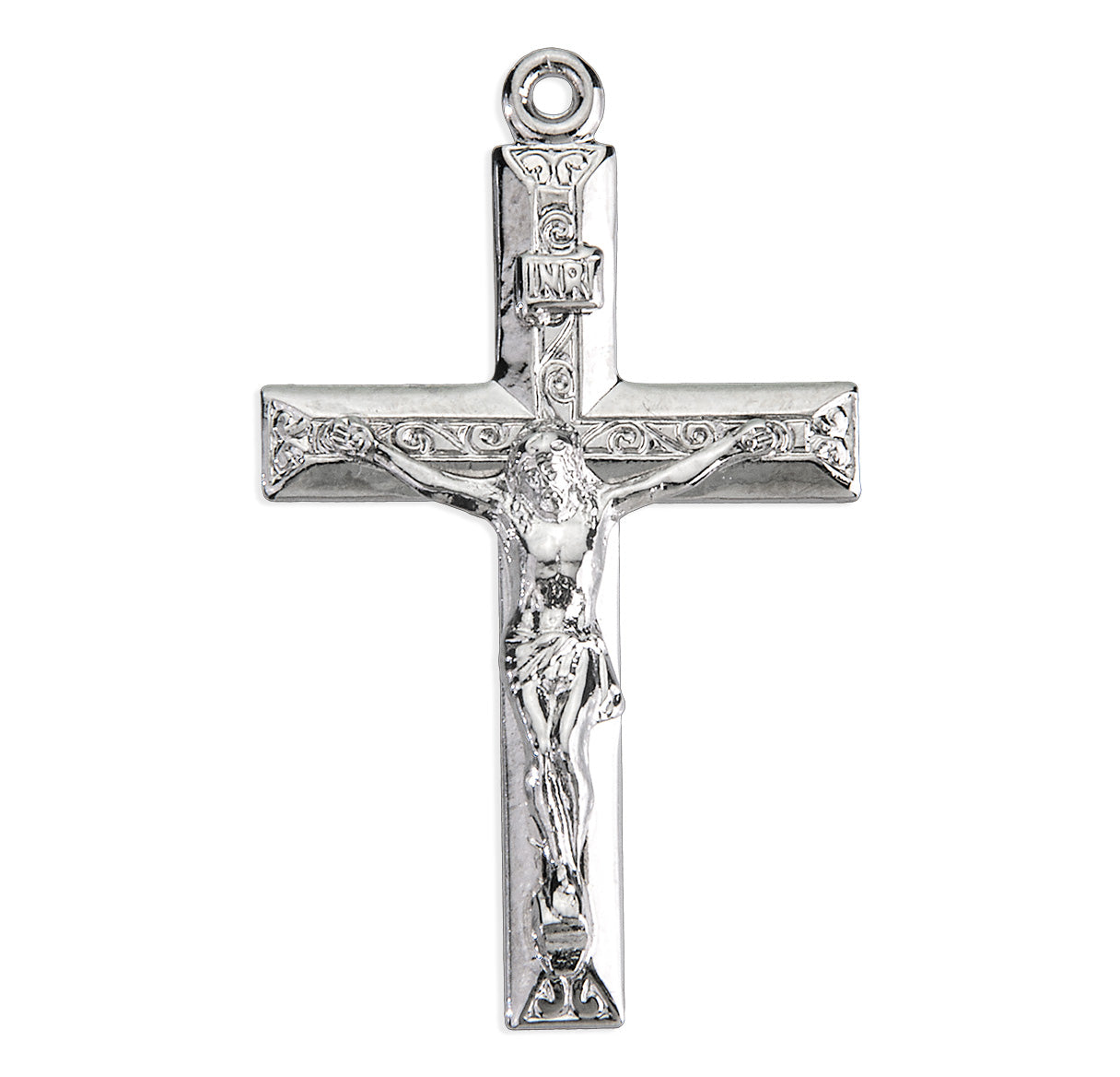 Sterling Silver High Polished Crucifix