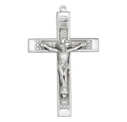 Sterling Silver Detailed Crucifix
