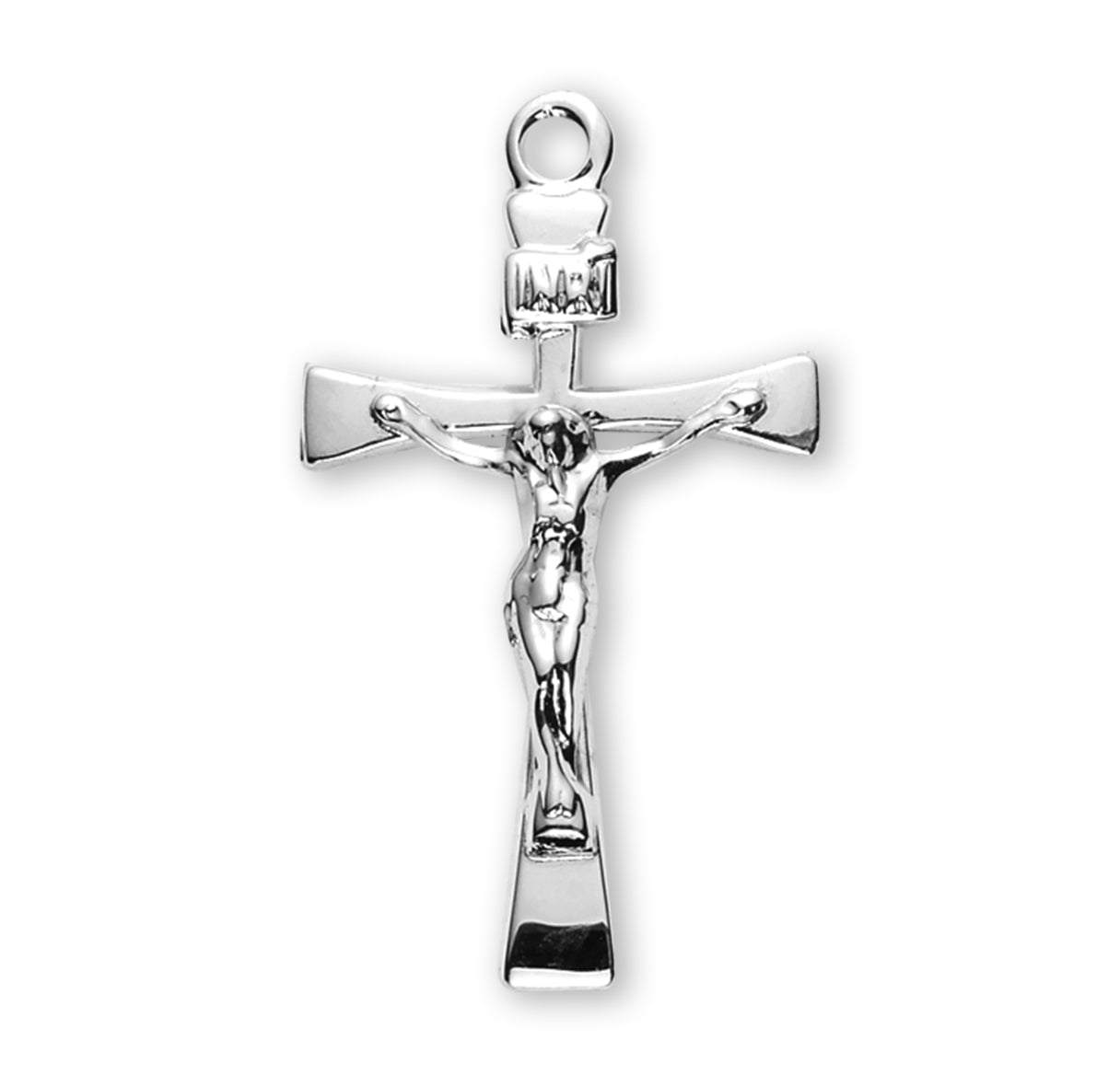 Sterling Silver Narrow Crucifix