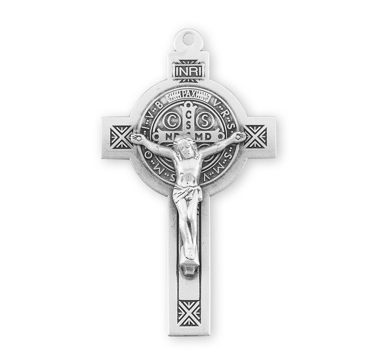 Saint Benedict Jubilee Sterling Silver Medal/Crucifix