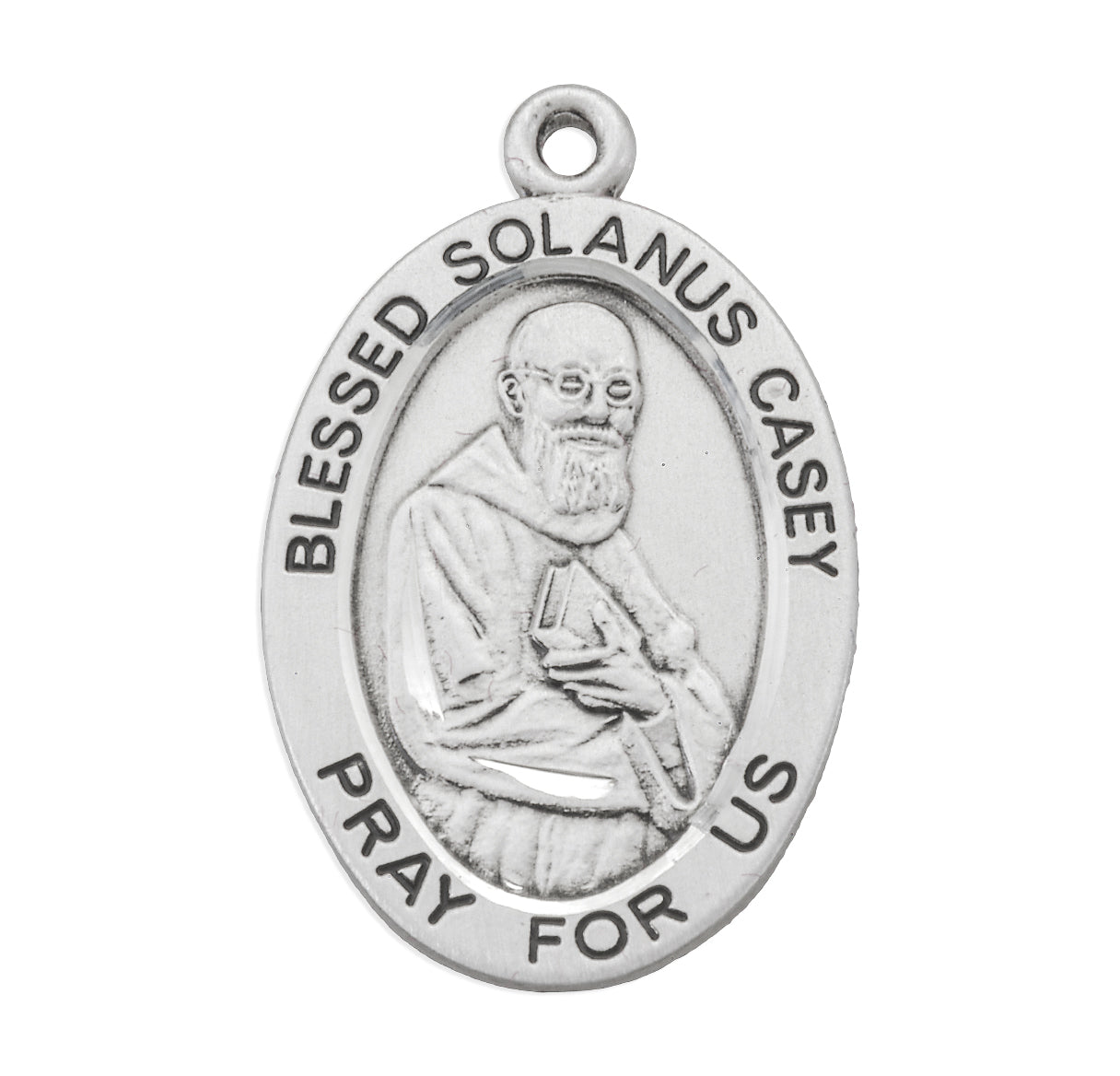 Blessed Solanus Casey Oval Sterling Silver Medal