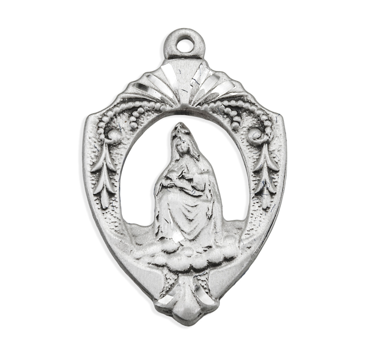 Our Lady of Laleche English Version Sterling Silver Medal