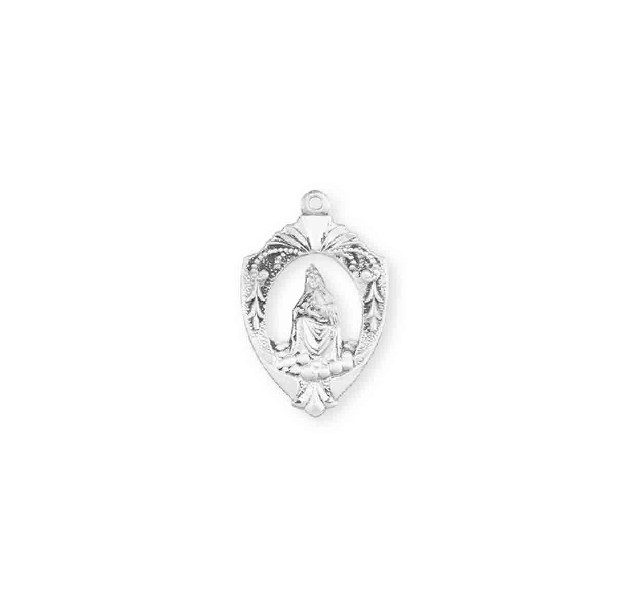 Our Lady of Laleche Spanish Version Sterling Silver Medal