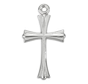 Sterling Silver Taper End Cross