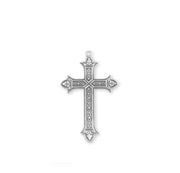 Sterling Silver Detailed Cross