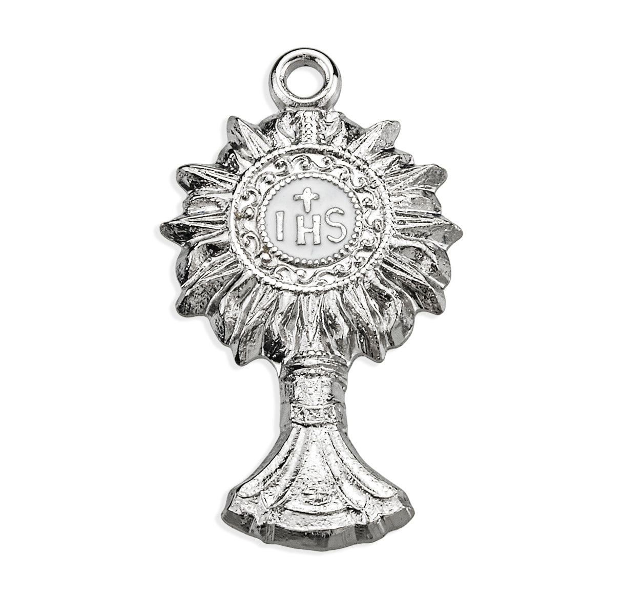 Sterling Silver Monstrance Pendant