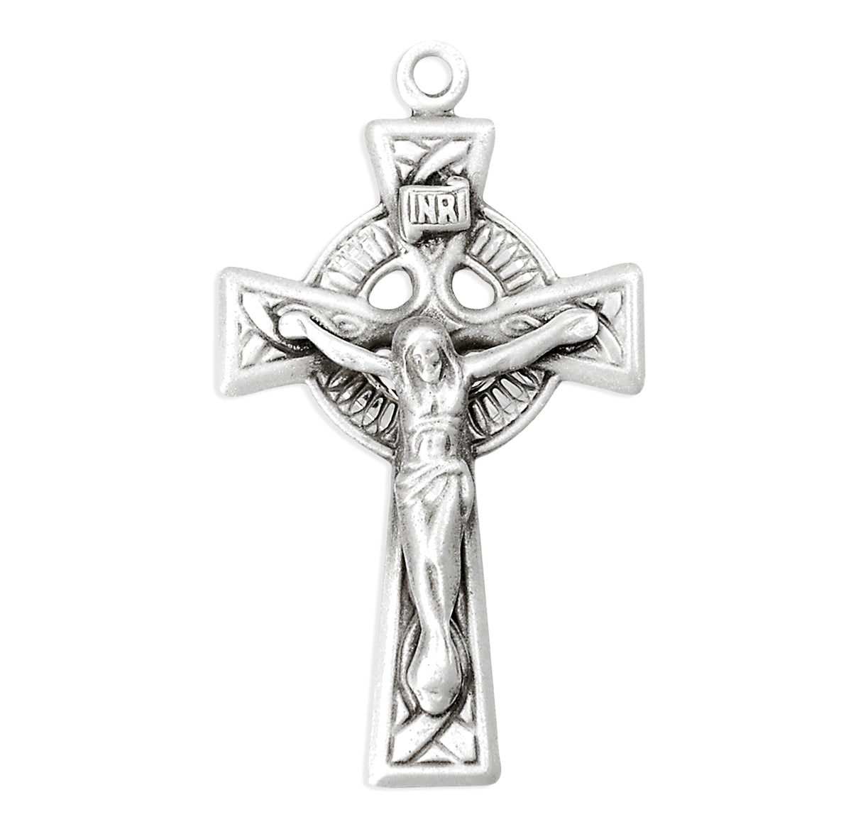 Sterling Silver Irish Celtic Crucifix Pendant