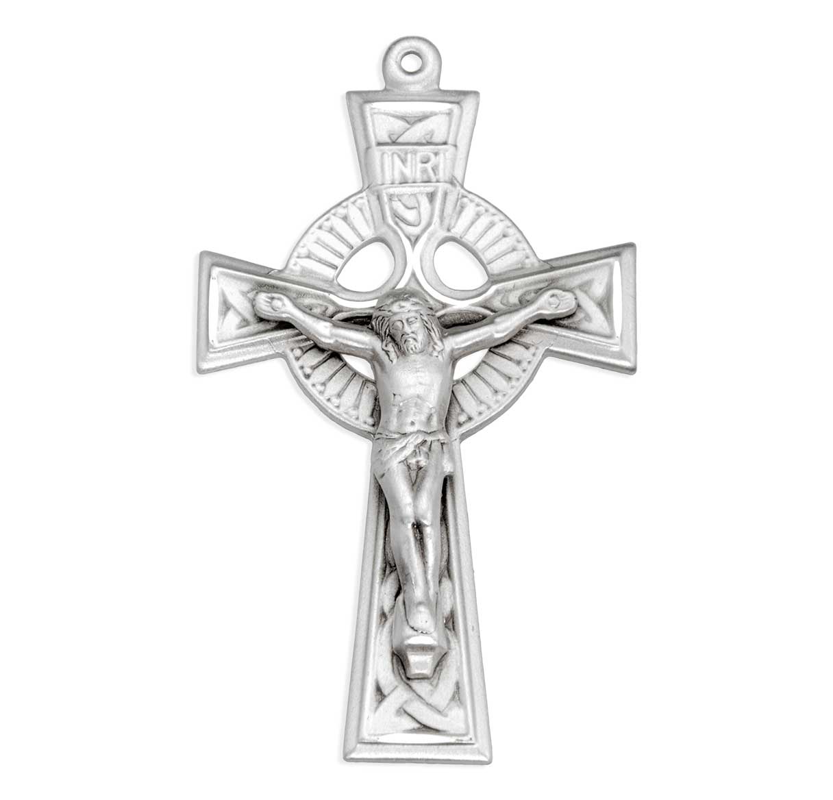 Sterling Silver Irish Celtic Crucifix Pendant